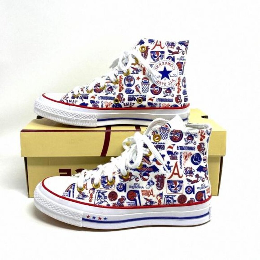 Converse CHUCK 70 ABA Shoes Women High Top Canvas Casual 169650C 8 Size Sneakers - Picture 9 of 11